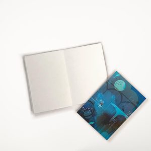 Cuadernito de papel reciclado Blue